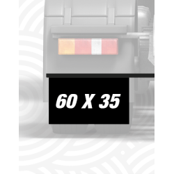 2x Bavette 60x35 noire...