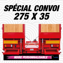 Bavette 275 x 35cm noire...